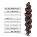 20 polegadas Ocean Wave Sintético Crochet Tranças Extensões de Cabelo